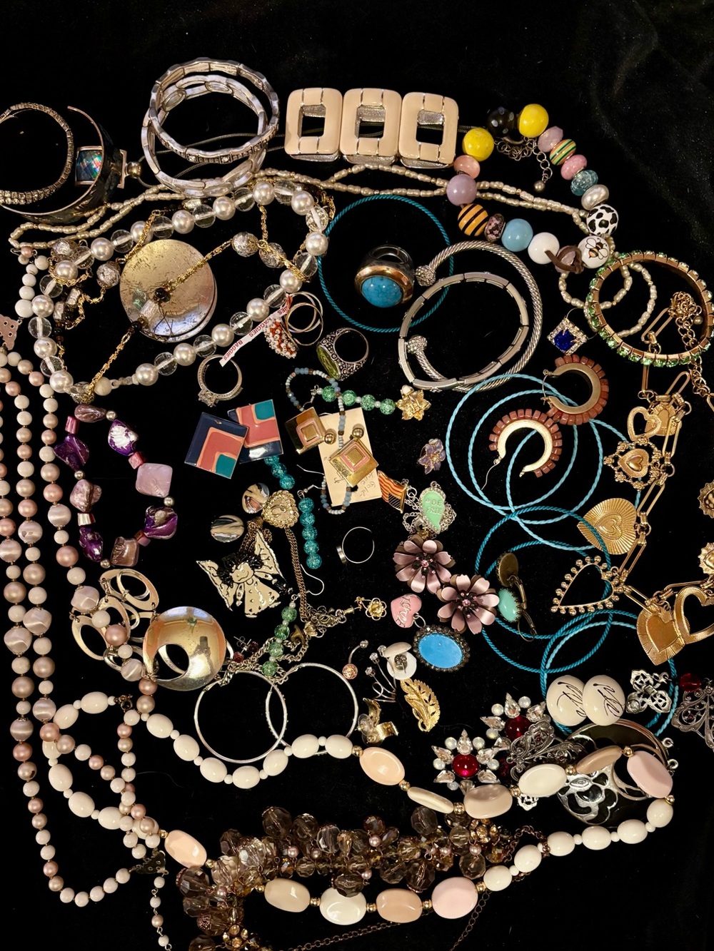 Large Wearable Jewelry Lot – Modern & Vintage Mixed Styles